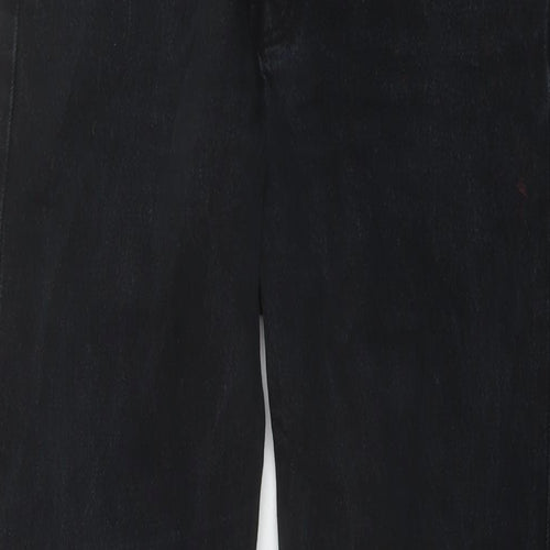Levi's Mens Black Cotton Straight Jeans Size 30 in L30 in Regular Button