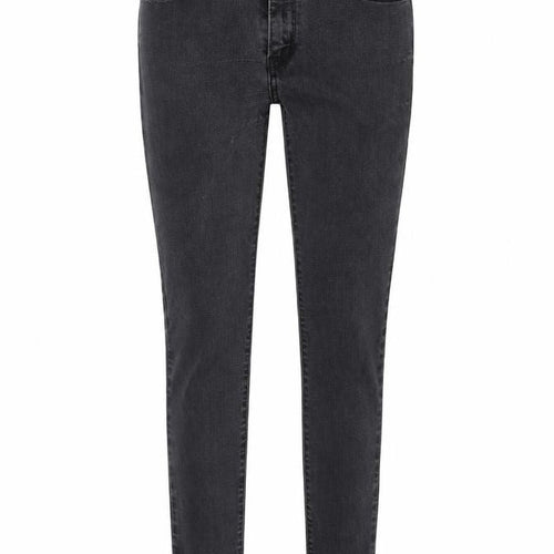 Levi's Womens Grey Cotton Skinny Jeans Size 24 in L30 in Regular Button