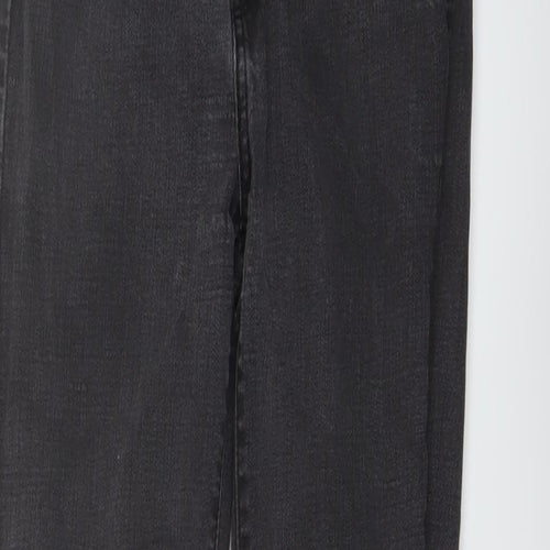 Levi's Womens Grey Cotton Skinny Jeans Size 24 in L30 in Regular Button