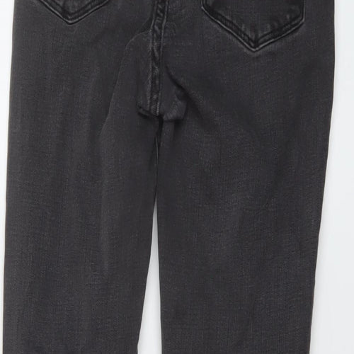 Levi's Womens Grey Cotton Skinny Jeans Size 24 in L30 in Regular Button
