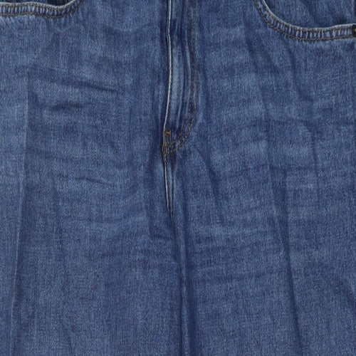 Jigsaw Womens Blue Cotton Mom Jeans Size 30 in L27 in Regular Button