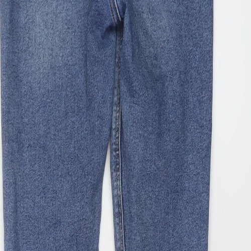 River Island Womens Blue Cotton Skinny Jeans Size 8 L26 in Regular Button