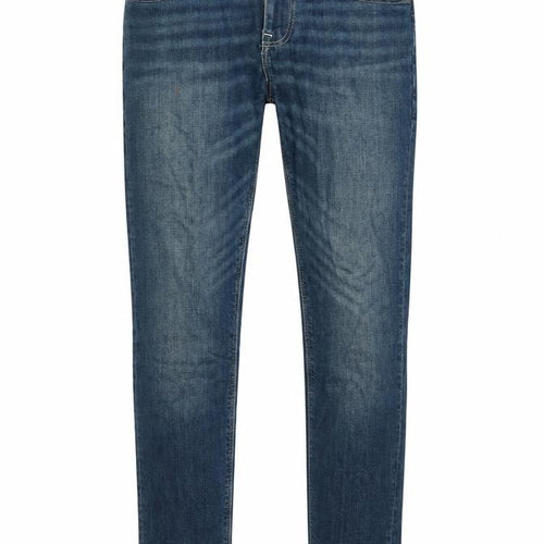ASOS Mens Blue Cotton Skinny Jeans Size 30 in L32 in Regular Button
