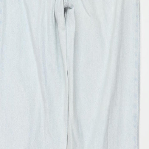 Rambler Womens Blue Cotton Mom Jeans Size 24 in L28 in Regular Button