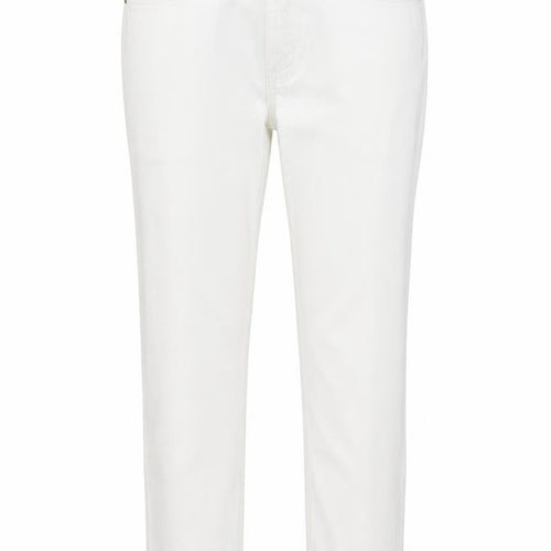 Marks and Spencer Womens White Cotton Skinny Jeans Size 14 L24 in Regular Button