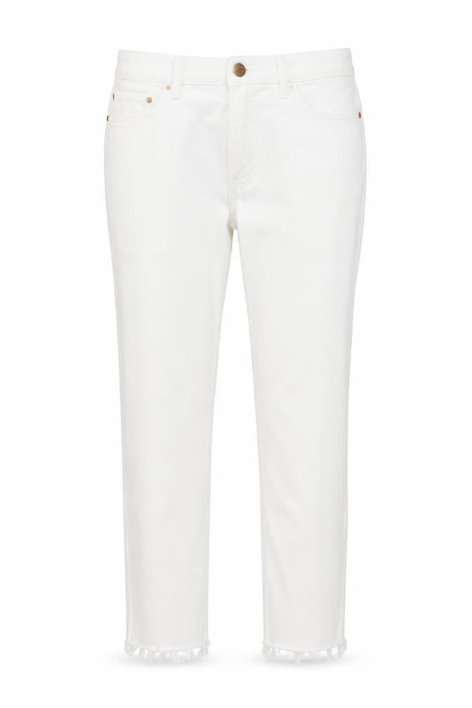 Marks and Spencer Womens White Cotton Skinny Jeans Size 14 L24 in Regular Button