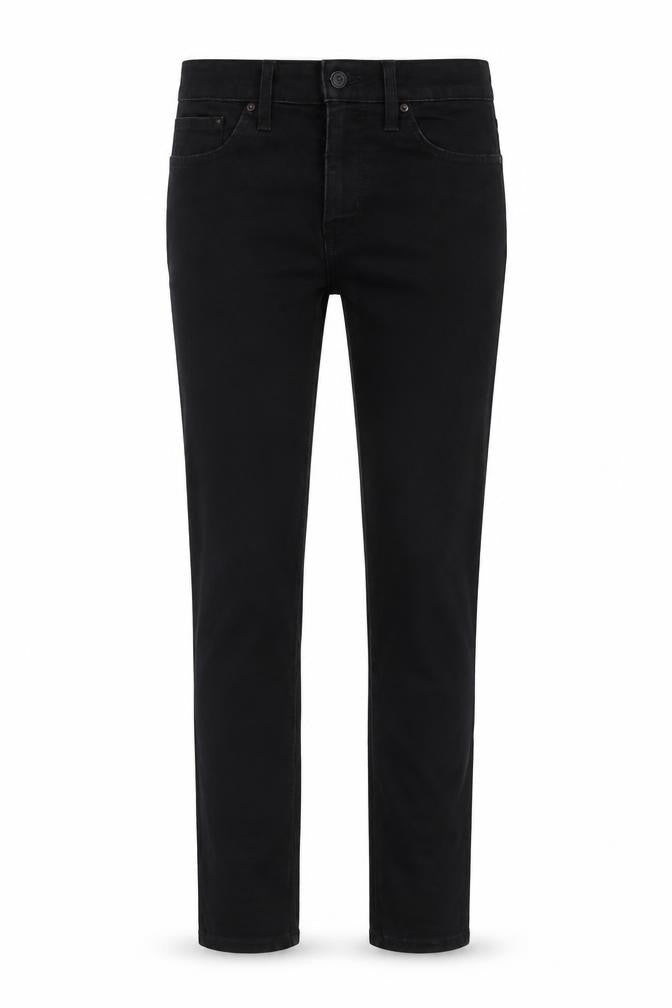 Levi's Womens Black Cotton Skinny Jeans Size 27 in L29 in Regular Button