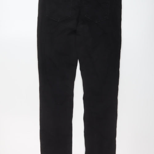 Levi's Womens Black Cotton Skinny Jeans Size 27 in L29 in Regular Button