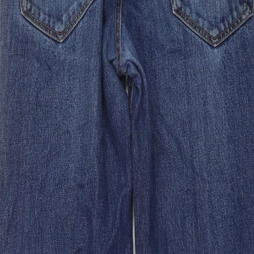 NEXT Mens Blue Cotton Straight Jeans Size 30 in L31 in Regular Button