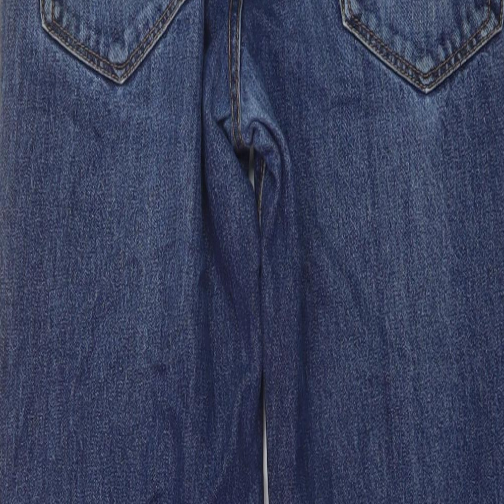 NEXT Mens Blue Cotton Straight Jeans Size 30 in L31 in Regular Button