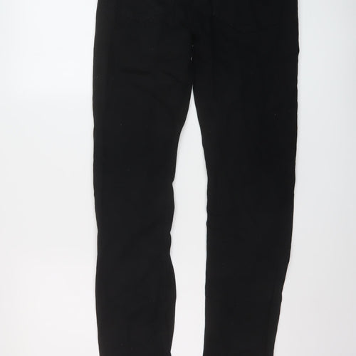 Denim & Co. Mens Black Cotton Skinny Jeans Size 28 in L32 in Regular Button