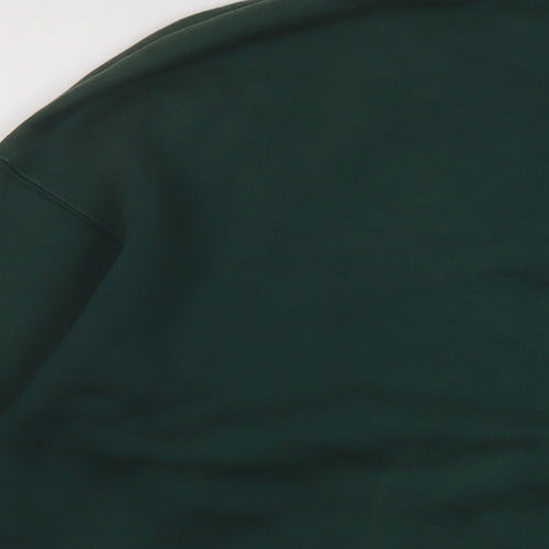 Bershka Womens Green Cotton Pullover Sweatshirt Size S Pullover - Rhode Island