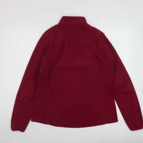 Quechua Womens Purple Polyester Pullover Sweatshirt Size L Zip
