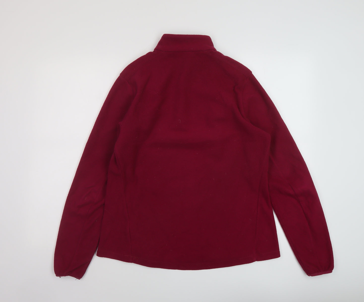 Quechua Womens Purple Polyester Pullover Sweatshirt Size L Zip