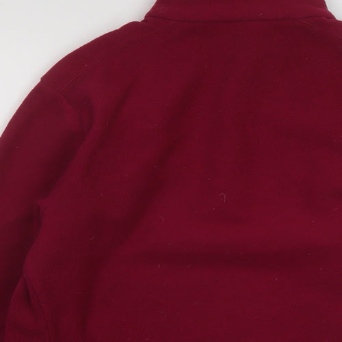 Quechua Womens Purple Polyester Pullover Sweatshirt Size L Zip