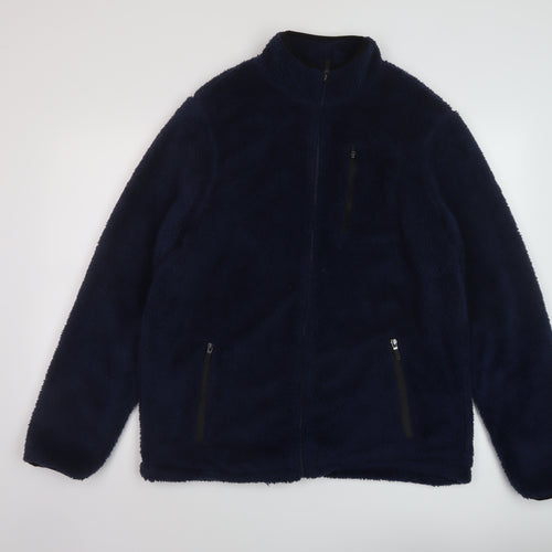 Chaps Mens Blue Jacket Size L Zip