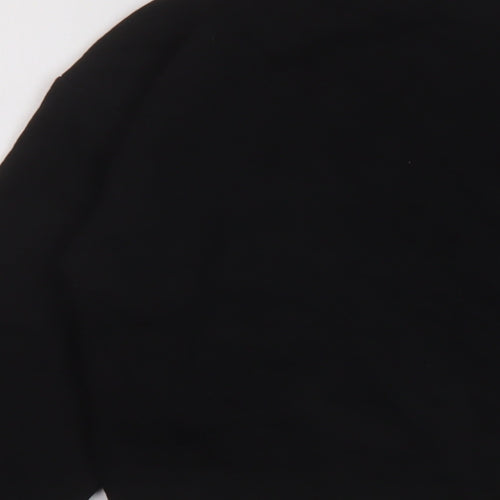 H&M Womens Black Cotton Pullover Sweatshirt Size XS Pullover