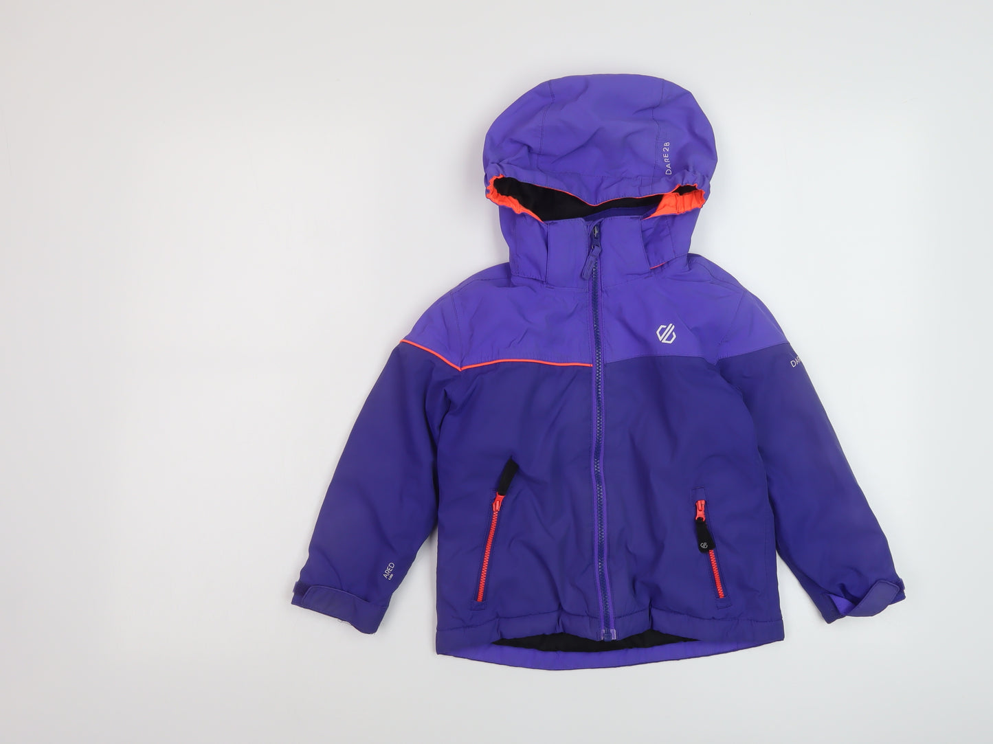 Dare 2B Boys Purple Rain Coat Coat Size 3-4 Years Zip