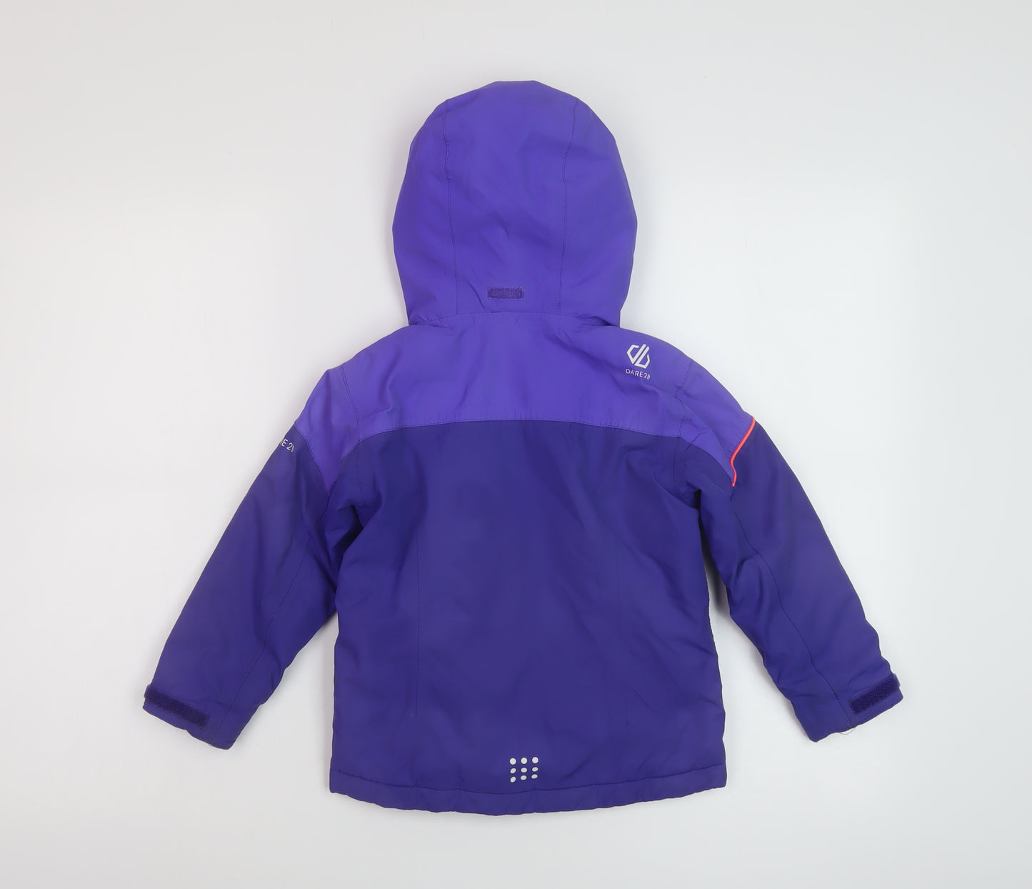Dare 2B Boys Purple Rain Coat Coat Size 3-4 Years Zip