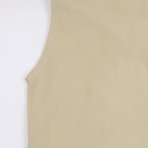 EWM Womens Beige Gilet Jacket Size 10 Zip