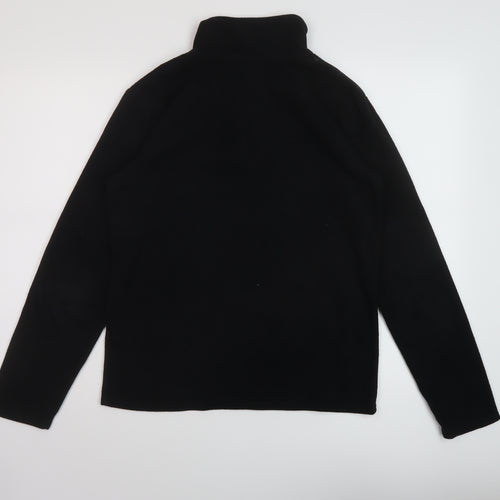 Freedom Trail Womens Black Polyester Pullover Sweatshirt Size 8 Zip