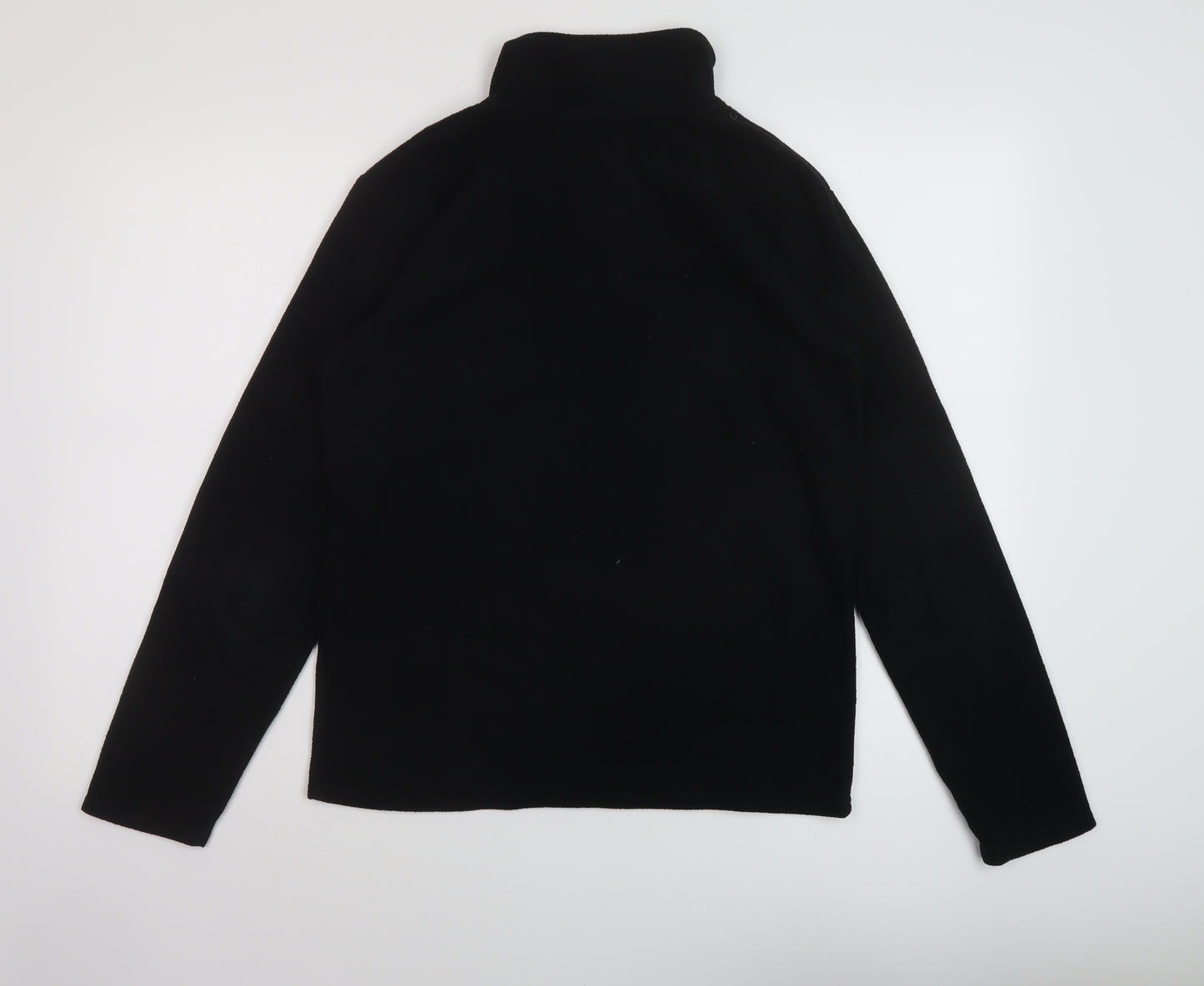 Freedom Trail Womens Black Polyester Pullover Sweatshirt Size 8 Zip