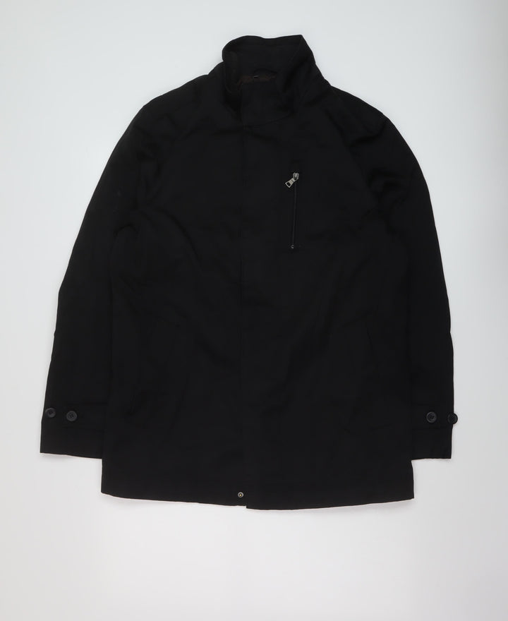 Marks and Spencer Mens Black Jacket Size S Zip