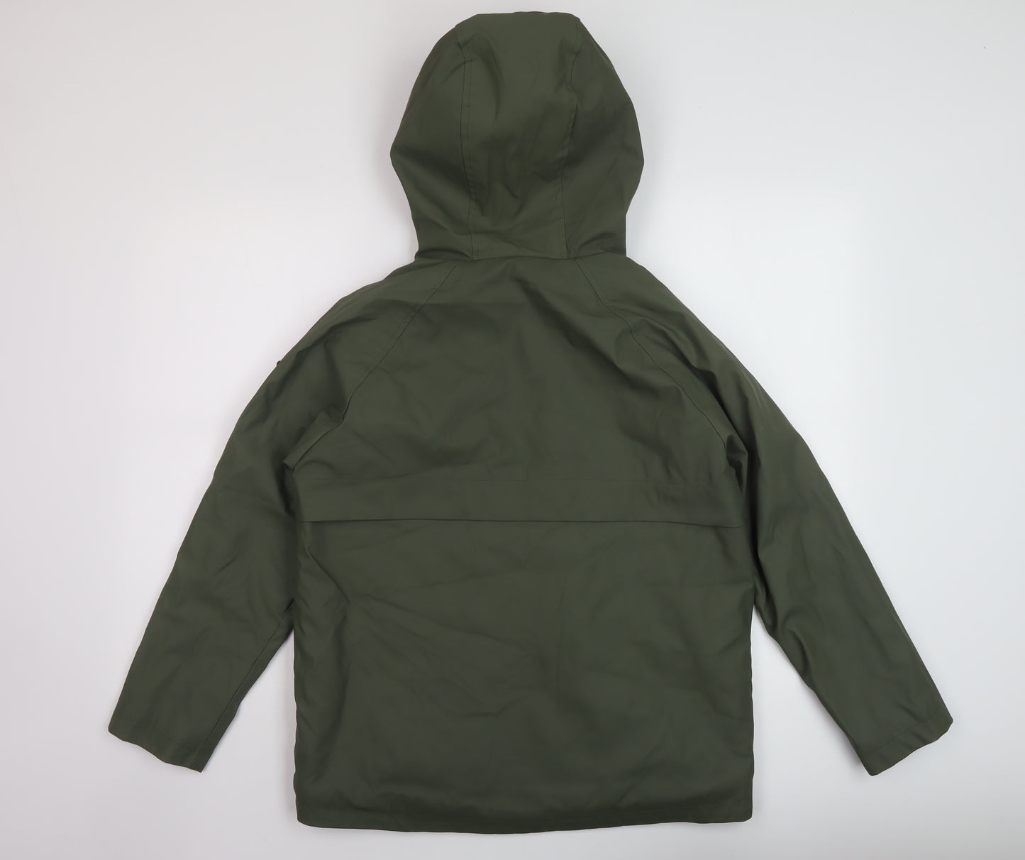 Zara Boys Green Rain Coat Coat Size 11-12 Years Zip