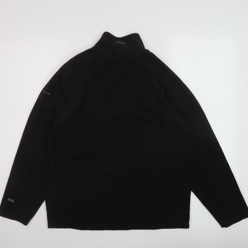Tresapass Womens Black Polyester Pullover Sweatshirt Size L Zip