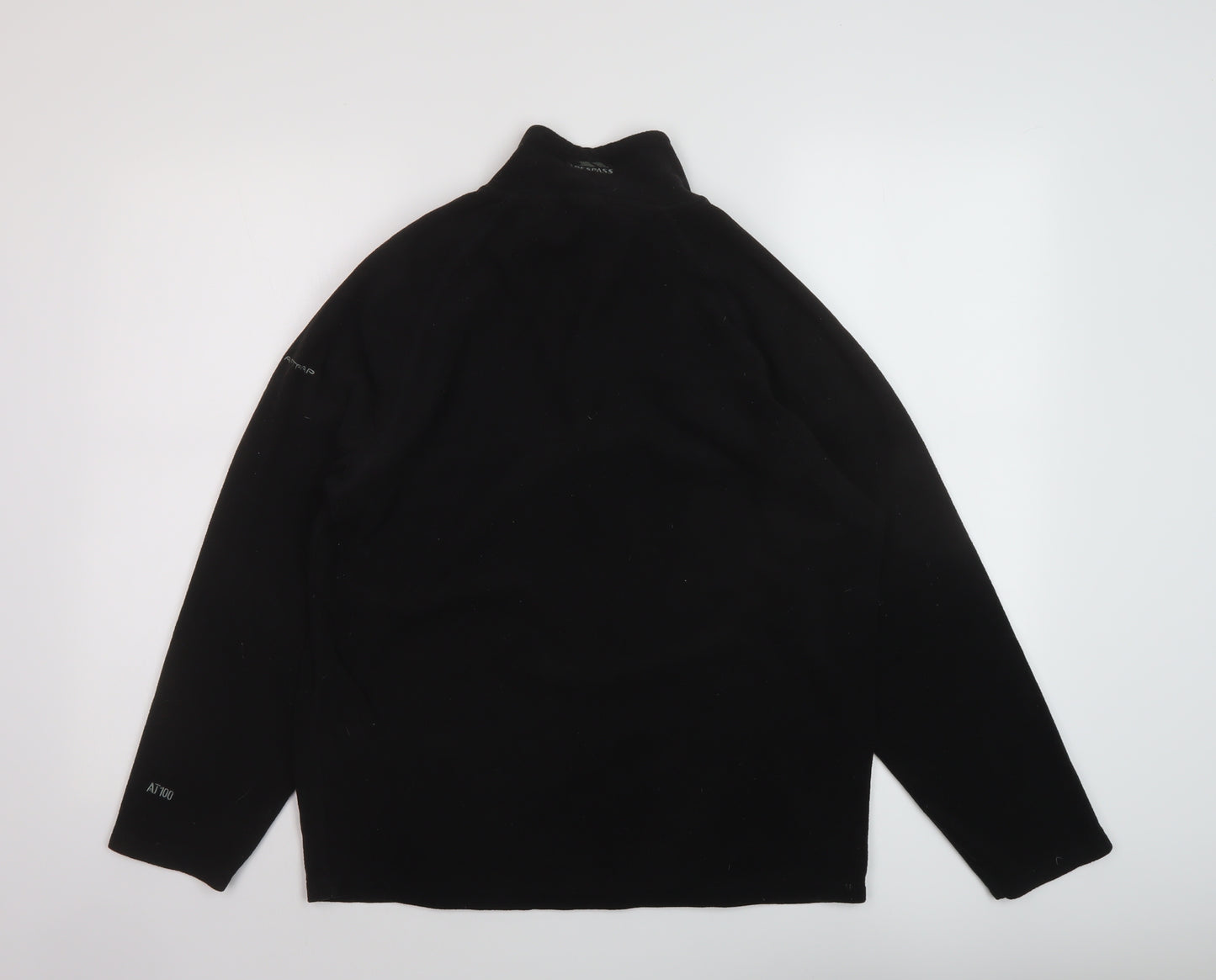 Tresapass Womens Black Polyester Pullover Sweatshirt Size L Zip