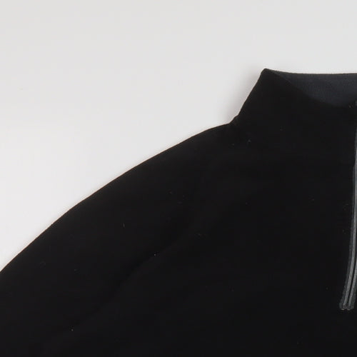 Tresapass Womens Black Polyester Pullover Sweatshirt Size L Zip