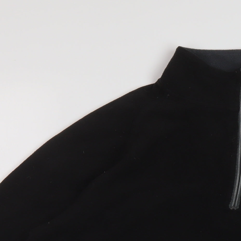 Tresapass Womens Black Polyester Pullover Sweatshirt Size L Zip