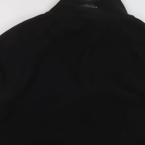 Tresapass Womens Black Polyester Pullover Sweatshirt Size L Zip