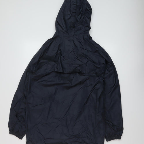 Regatta Boys Blue Rain Coat Coat Size 13-14 Years Zip