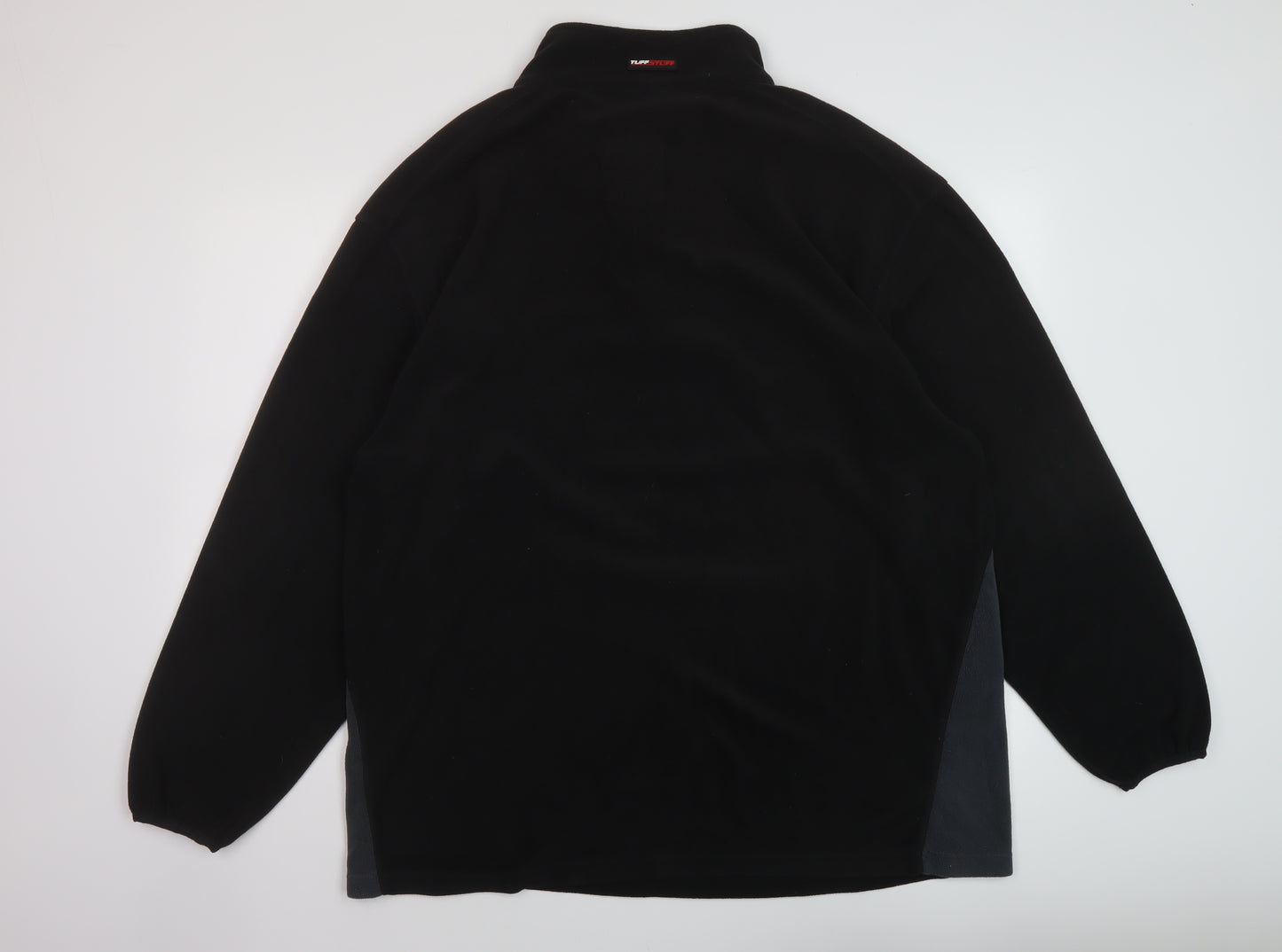 TruffleShuffle Mens Black Polyester Pullover Sweatshirt Size 2XL