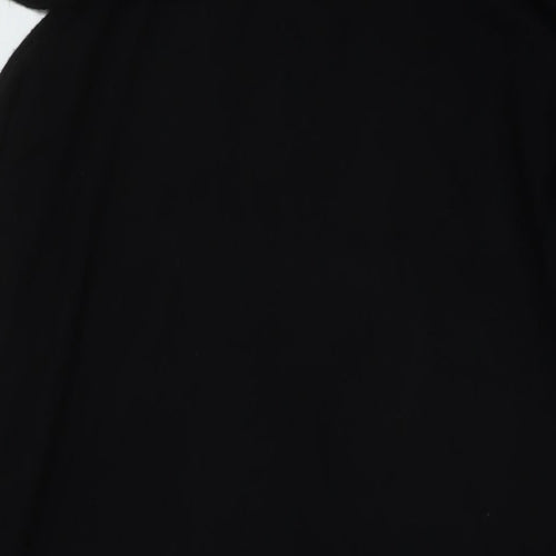 MarlaWynne Womens Black Roll Neck Viscose Pullover Jumper Size XL