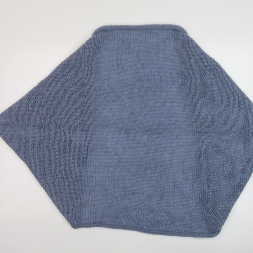 James Alexander Womens Blue V-Neck Mohair Shrug Jumper One Size