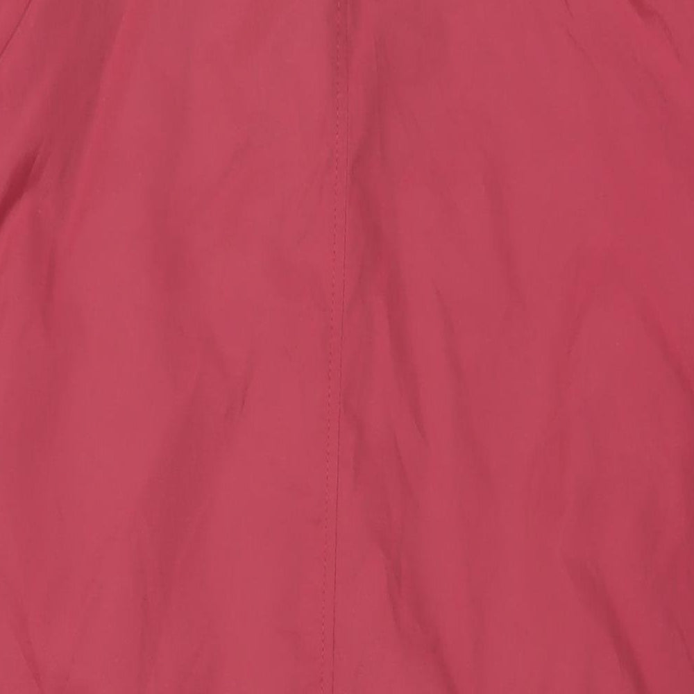 Seasons Womens Pink Overcoat Coat Size L Button