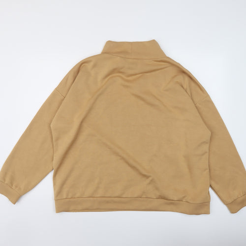 Rick Cardona Womens Beige Modal Pullover Sweatshirt Size 22 Pullover