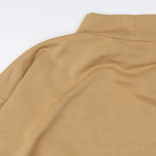 Rick Cardona Womens Beige Modal Pullover Sweatshirt Size 22 Pullover