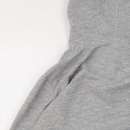 Superdry Mens Grey Cotton Full Zip Hoodie Size L