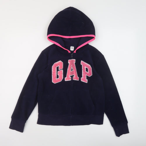 Gap Girls Blue Jacket Size 12 Years Zip