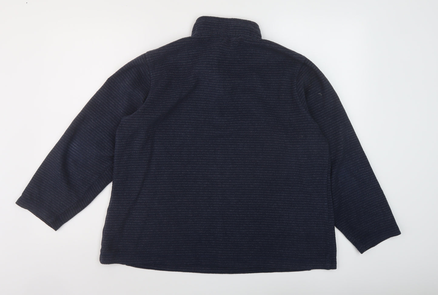 Regatta Womens Blue Polyester Pullover Sweatshirt Size 14 Zip