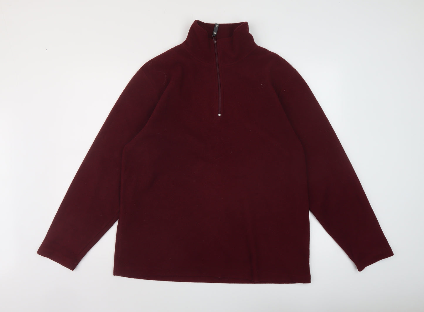 Hawkshead Mens Red Polyester Pullover Sweatshirt Size M
