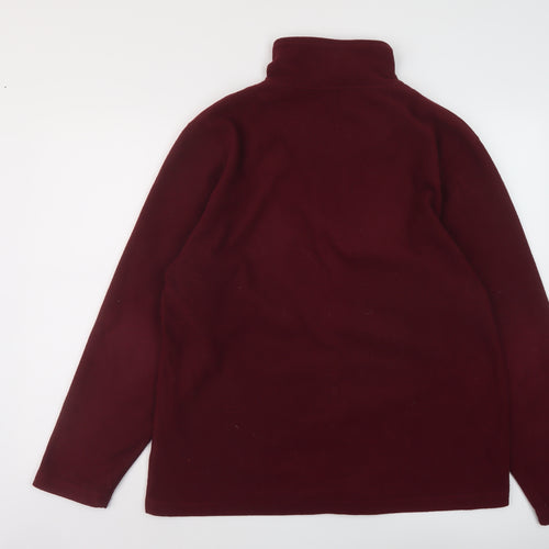 Hawkshead Mens Red Polyester Pullover Sweatshirt Size M