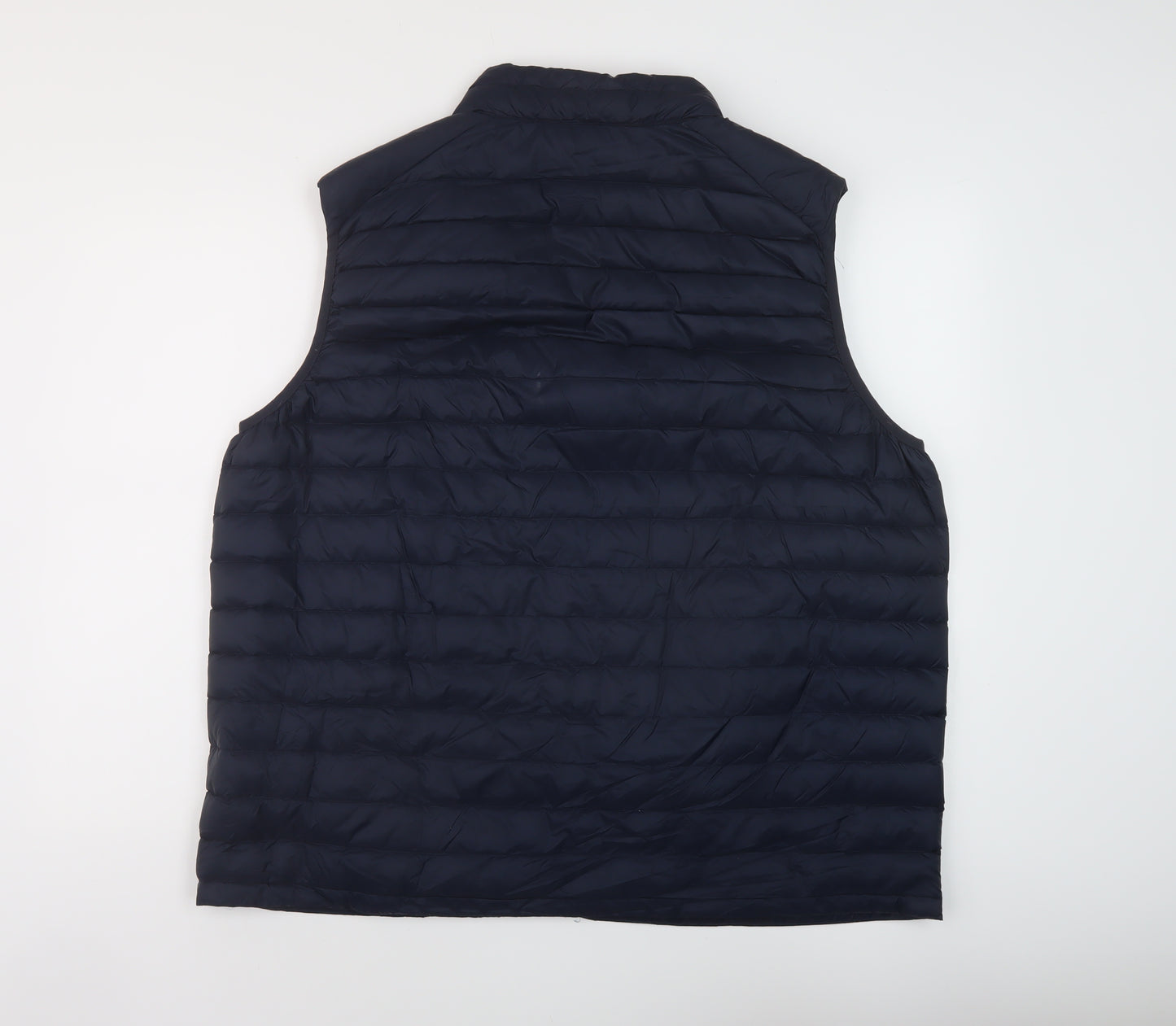 Marks and Spencer Mens Blue Gilet Waistcoat Size 3XL Zip