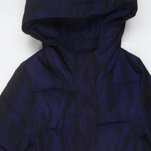Gap Girls Blue Jacket Size 6-7 Years Zip