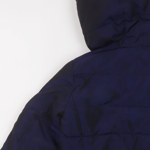 Gap Girls Blue Jacket Size 6-7 Years Zip