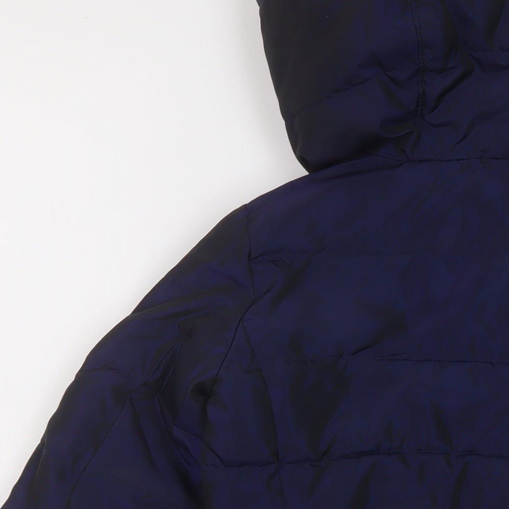 Gap Girls Blue Jacket Size 6-7 Years Zip