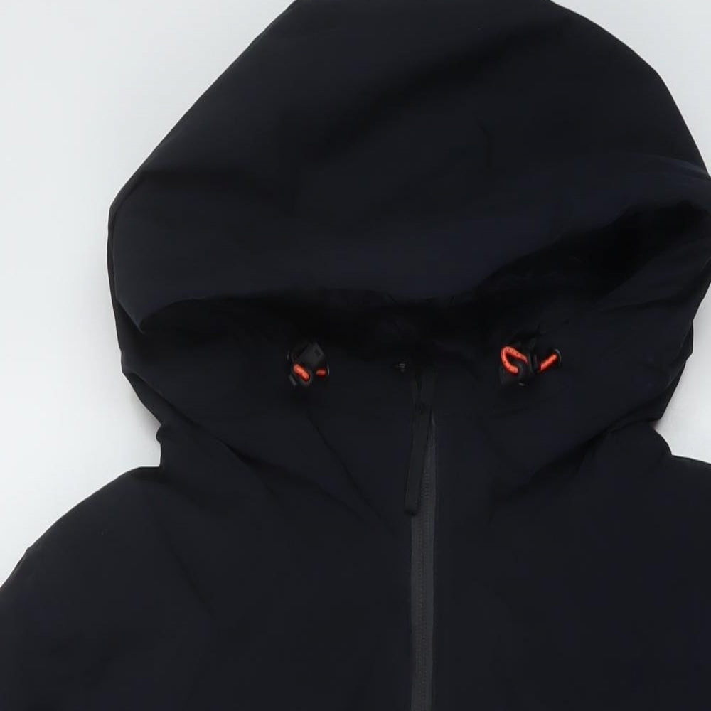 Marks and Spencer Womens Blue Rain Coat Coat Size 18 Zip